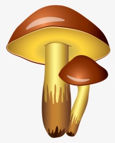 Mushroom Clipart Transparent Background - Clipart Mushroom, HD Png Download, Transparent PNG