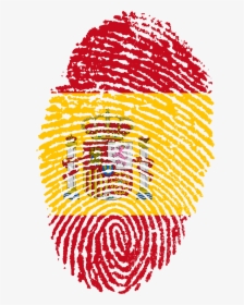 Spain Flag Fingerprint, HD Png Download, Transparent PNG