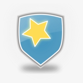 Blue Shield Star Icon - Perisai Lencana Logo Png, Transparent Png, Transparent PNG