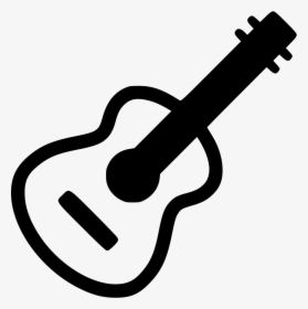 Acoustic Guitar Instrument - Guitar Icon Free, HD Png Download, Transparent PNG