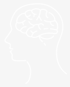 Brain Icon - Johns Hopkins White Logo, HD Png Download, Transparent PNG