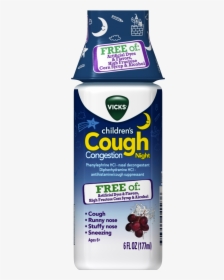 Vicks Children's Cough Congestion, HD Png Download, Transparent PNG
