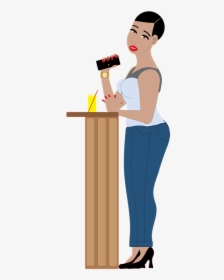 Girls Night, Chilling, Party, Bartender, Cocktail - Cartoon, HD Png Download, Transparent PNG