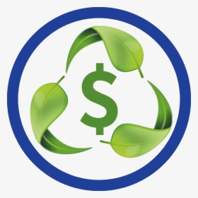 Financing Green Energy Projects - Recycle Symbol With Leaf Png, Transparent Png, Transparent PNG