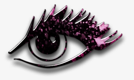 Purple Eye Mascara Clipart - Pink And Black Icons, HD Png Download, Transparent PNG