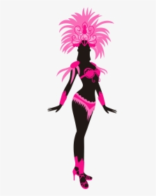 Transparent Mascara De Carnaval Png - Rio Carnival Costume Pink, Png Download, Transparent PNG