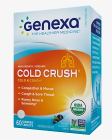 Non-drowsy / Organic Cold & Cough Chewable Tablets,, HD Png Download, Transparent PNG