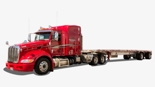 Flatbed Semi Truck Png - Flatbed Trailer Truck Png, Transparent Png, Transparent PNG