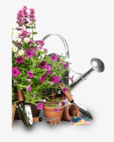 Evergreen Home & Garden Showplace - Gardening Tools And Flowers Png, Transparent Png, Transparent PNG