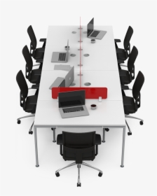 Linear Team Office Workstation - Team Work Station Png, Transparent Png, Transparent PNG