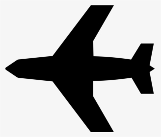 Airplane Roadsign 2 Black White Line Art Coloring - Clear Background Airplane Clipart Transparent, HD Png Download, Transparent PNG