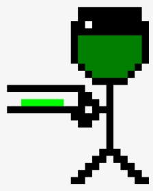 Dictator W Laser Gatling Gun - Evil Pixel Art Robot, HD Png Download, Transparent PNG