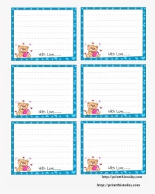 Clip Art Cute Note Cards - Cute Sticky Notes Printable, HD Png Download, Transparent PNG