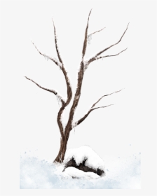Transparent Landscaping Clipart Tree - Snowy Trees Clip Art, HD Png Download, Transparent PNG