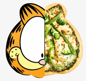 Garfield Shaped Pizza, HD Png Download, Transparent PNG