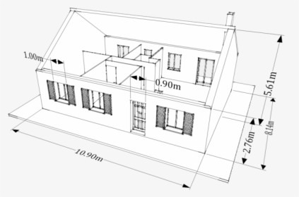 Clip Art Reference Case Download Scientific - Sketch House Png, Transparent Png, Transparent PNG