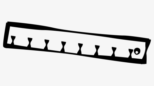 Vector Illustration Of Ruler Rule Or Line Gauge, HD Png Download, Transparent PNG