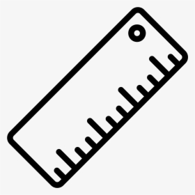 Drawing Rulers Easy - Ruler Icon Drawing, HD Png Download, Transparent PNG