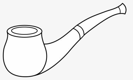 Smoking Clipart Pipe - Pipe Coloring Page, HD Png Download, Transparent PNG