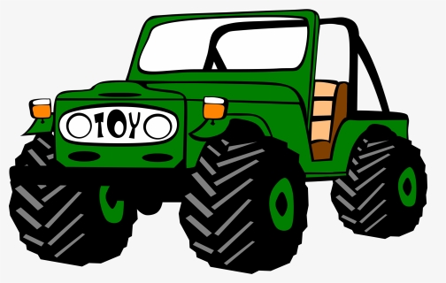 Jeep, Green, Vehicle, Transport, Automobile, Big - Jeep Clipart, HD Png Download, Transparent PNG