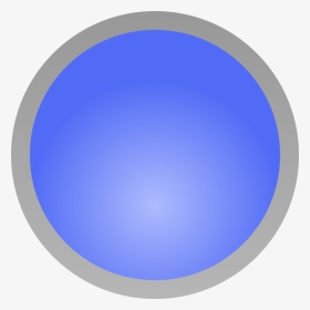Blue, Circle, Round, Button, Gradient, Symbol, Icon - Blue Circle With Border, HD Png Download, Transparent PNG