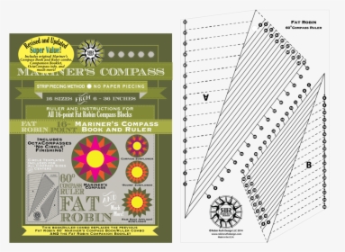 Fat Robin 16-point Book And Ruler, HD Png Download, Transparent PNG