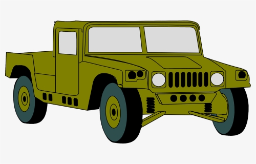 Vehicle, Car, Hummer, Army, Jeep, Automobile - Army Jeep Clip Art, HD Png Download, Transparent PNG