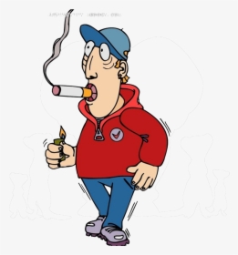 Smoking Cessation Man - Man Smoking Clipart Png, Transparent Png, Transparent PNG