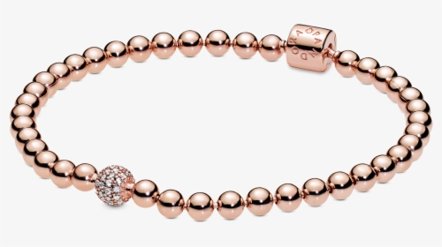 Pandora - Title - Tag - Pandora Rose Beads & Pavé Bracelet, HD Png Download, Transparent PNG