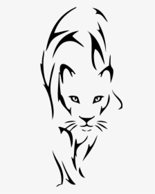 Lion Tattoo Drawing Tribe Clip Art - Tribal Lioness Tattoo, HD Png Download, Transparent PNG