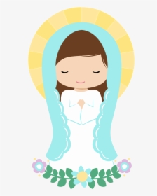 St Patrick S Catholic - Mama Mary Cartoon, HD Png Download, Transparent PNG