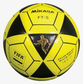 Mikasa Ft5 Goal Master Soccer Ball Size 5 Yellow/black - Mikasa Soccer Ball, HD Png Download, Transparent PNG