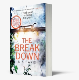 Transparent Closed Book Png - Ba Paris The Breakdown, Png Download, Transparent PNG