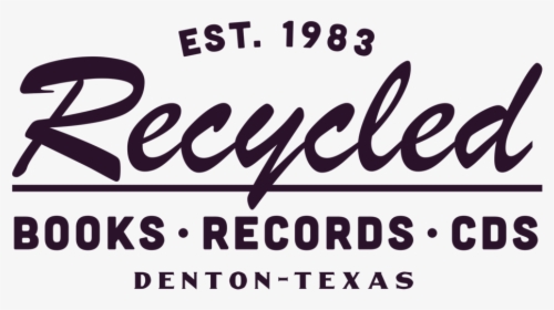 Closed Book Png - Recycled Books And Records Logo, Transparent Png, Transparent PNG