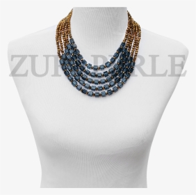 Black Gold Beads African Wedding Statement Necklace - Chain, HD Png Download, Transparent PNG