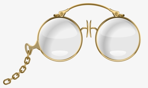 Banner Free Stock Free Clipart Of Eyeglasses - Gold Glasses Clipart Png, Transparent Png, Transparent PNG