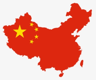 China Map Flag, HD Png Download, Transparent PNG