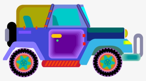 Vector Illustration Of Jeep Sports Utility Off-road - Startropics, HD Png Download, Transparent PNG