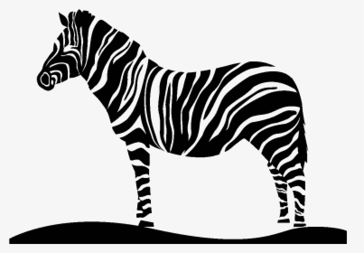 Zebra Horse Sticker Silhouette Animal - Silhouette Animaux Zebre, HD Png Download, Transparent PNG