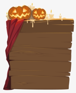 Halloween Wooden Sign Png , Png Download, Transparent Png, Transparent PNG