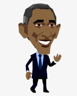 Barack Obama Caricature, HD Png Download, Transparent PNG