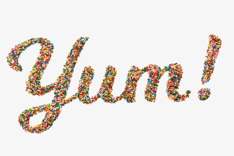 This Was Made By Laying Out Sprinkles, Taking A High-resolution, HD Png Download, Transparent PNG