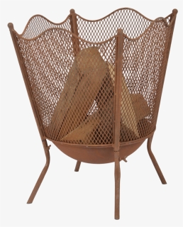 Fire Basket With Mesh/rust, HD Png Download, Transparent PNG