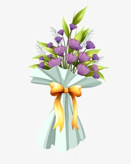 Casamento Flower Bouquet Png, Purple Flowers, Exotic, Transparent Png, Transparent PNG