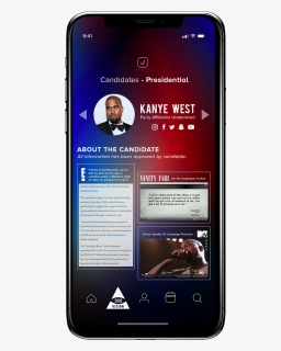 Kanye West App Iphonex Images, HD Png Download, Transparent PNG