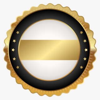 Seal Badge Black Gold, HD Png Download, Transparent PNG