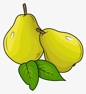 Pears With Leaves Clipart, HD Png Download, Transparent PNG