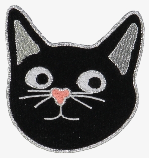 Cat Face Sticker Patch , Png Download, Transparent Png, Transparent PNG