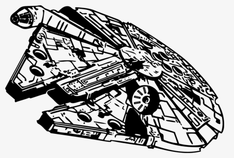 Library Of Star Wars Millennium Falcon Svg Library, HD Png Download, Transparent PNG