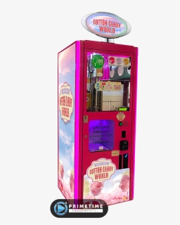Cotton Candy World Cotton Candy Vending Machine By, HD Png Download, Transparent PNG